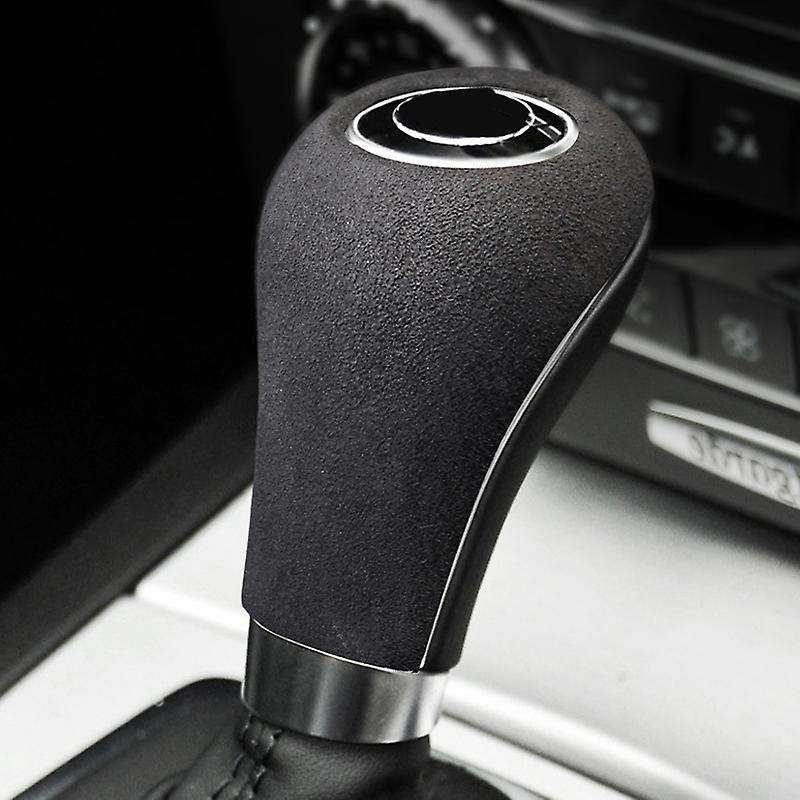 Flocking Gear Shift Knob Cover Trim Gear Shift Head Decoration for - W204 W212 a C E G GLS Class Bla