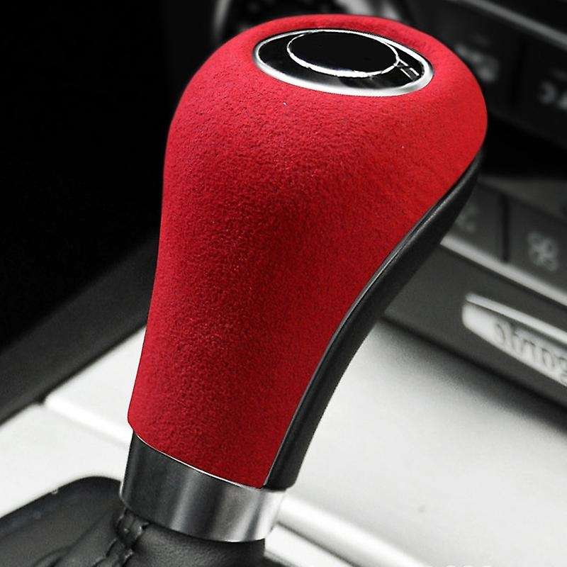 Flocking Gear Shift Knob Cover Trim Gear Shift Head Decoration for - W204 W212 a C E G GLS Class Bla