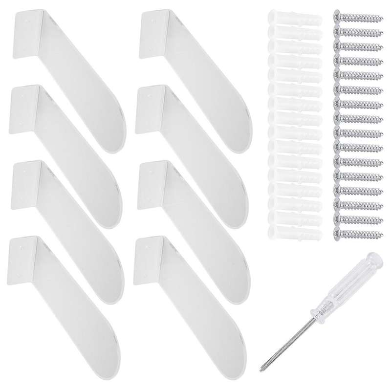 Floating Shoe Display Shelves for Wall Mount 8,clear Acrylic Floating Shelves for Showcase Sneaker