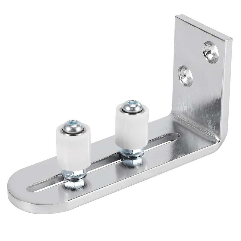 Floor Guide for Bottom Of Sliding Barn Doors Adjustable Wall Mount Stay Roller Guide