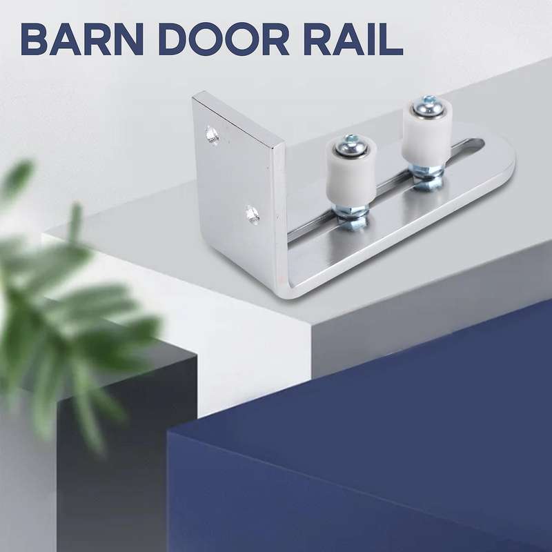 Floor Guide for Bottom Of Sliding Barn Doors Adjustable Wall Mount Stay Roller Guide