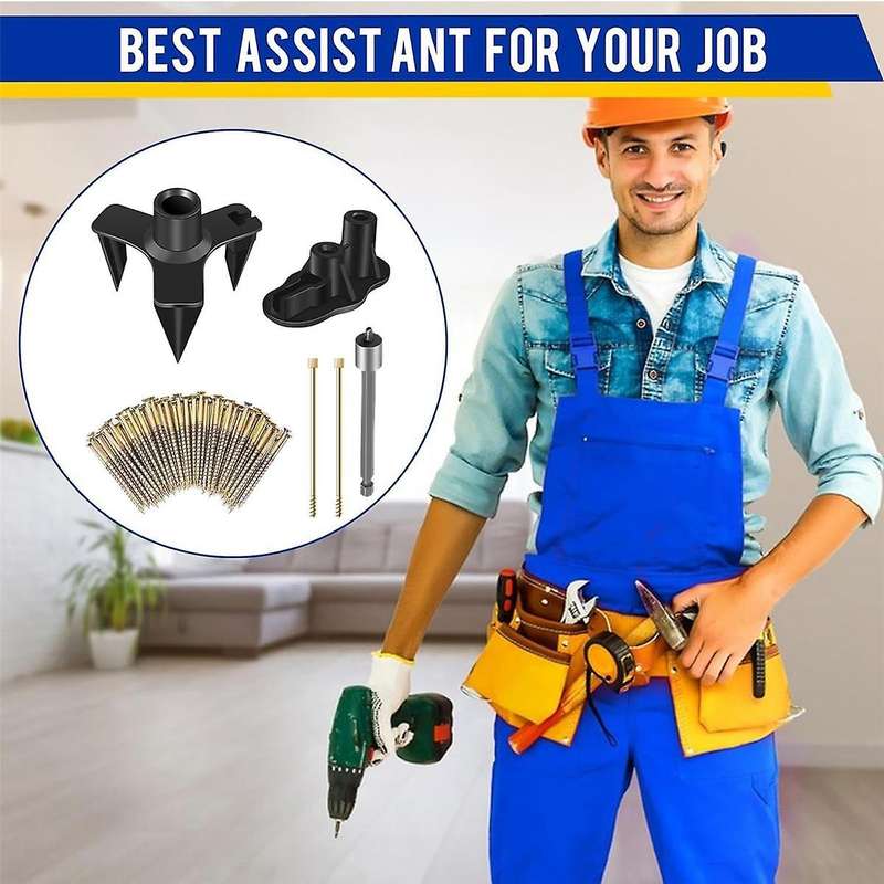 Floor Repair Kit, Floor Fix Screws Kit for Wood Floors, Eliminate Noise Under Floor,5 Tools and 100