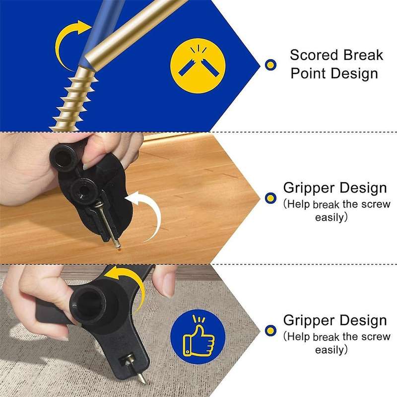 Floor Repair Kit, Floor Fix Screws Kit for Wood Floors, Eliminate Noise Under Floor,5 Tools and 100