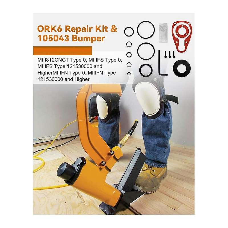 Floor Nail Repair Rebuild Kit for MIIFN MIIIFS, Contains 105043 Bumper BC1329 BC846 Washer ORK6 O-R