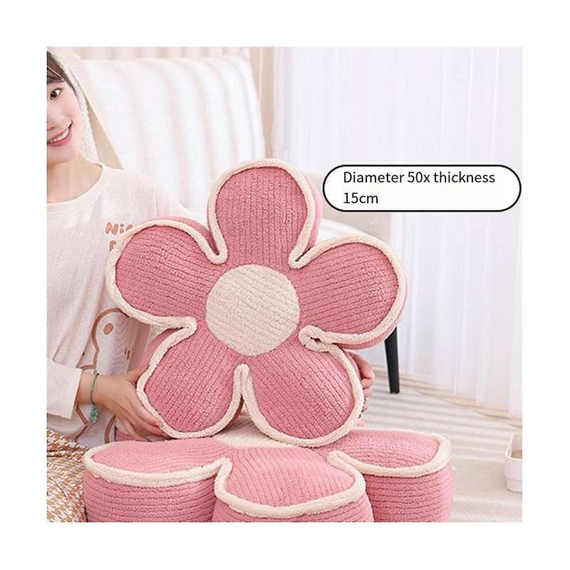 Flower Pillow Flower Shaped Throw Pillow Aesthetic Floor Cushion Cute Seat Cushion Decorative Pillow