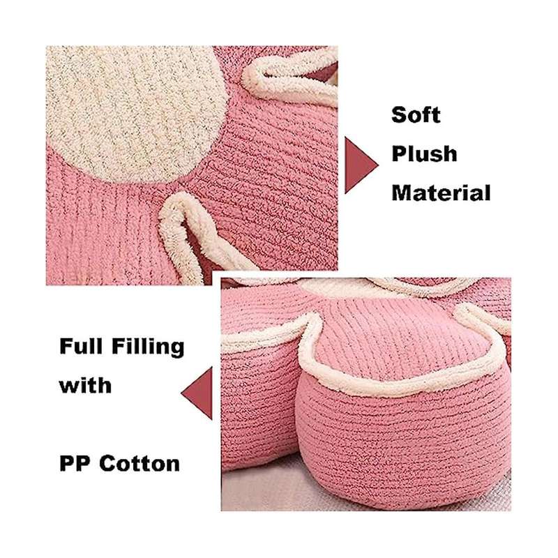 Flower Pillow Flower Shaped Throw Pillow Aesthetic Floor Cushion Cute Seat Cushion Decorative Pillow