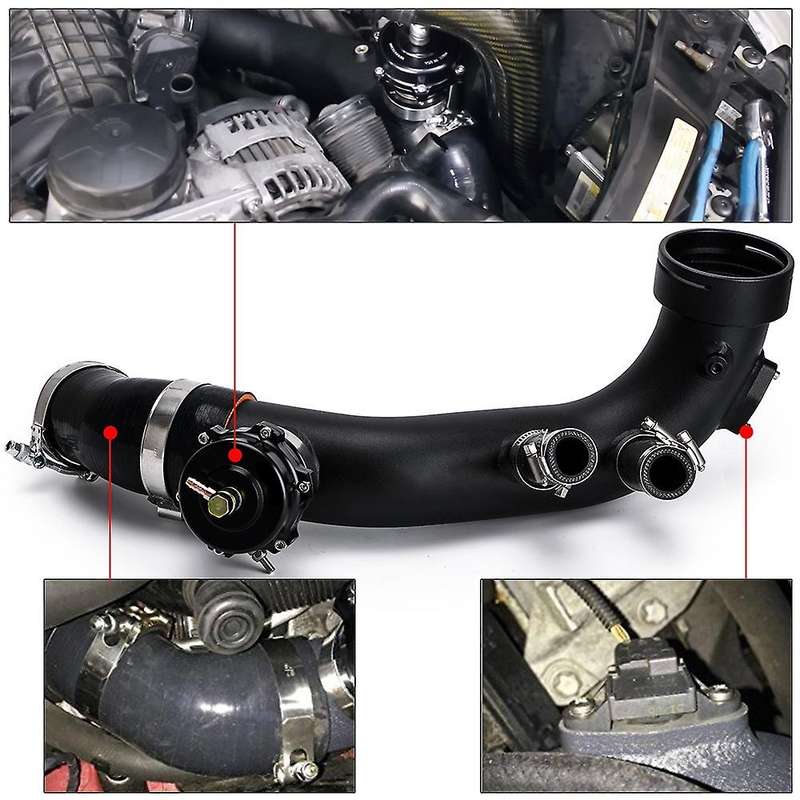 Flow Intake Turbo Chare Pipe Kit & Tial Flange & 50MM BOV for N54 E88 E90 E92 E93 135I 335I