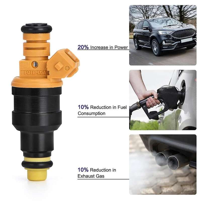 Flow Matched 0280150943 Fuel Injectors for 4.6 5.0 5.4 5.8 E-150 E-250