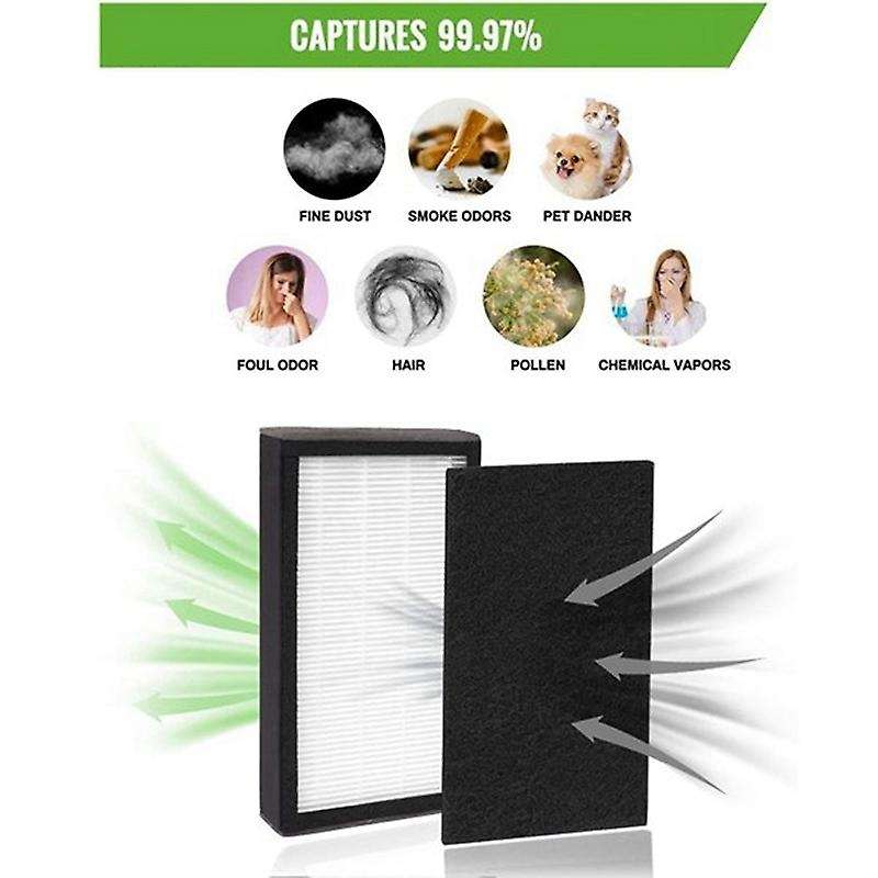 FLT4100 HEPA Replacement Filter E for AC4100, AC4100CA AC4150BL, AC4150PCA for Germ Air Purifiers