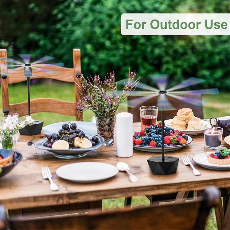 Fly Fans for Tables, Effective Fly Repellent Fan with Soft Blades Keeps Flies , Portable Fly Fan for