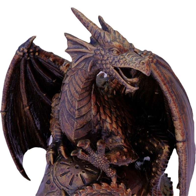 Flying Dragon Skull Statue Statues Figurine Halloween Ornaments Cool Apartment Bedside Table Decorat