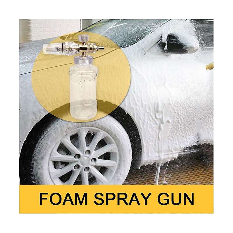 Foam Washer Transparent Car Washer Foam Pot High Pressure Adjustable Spray Angle Watering Cleaning