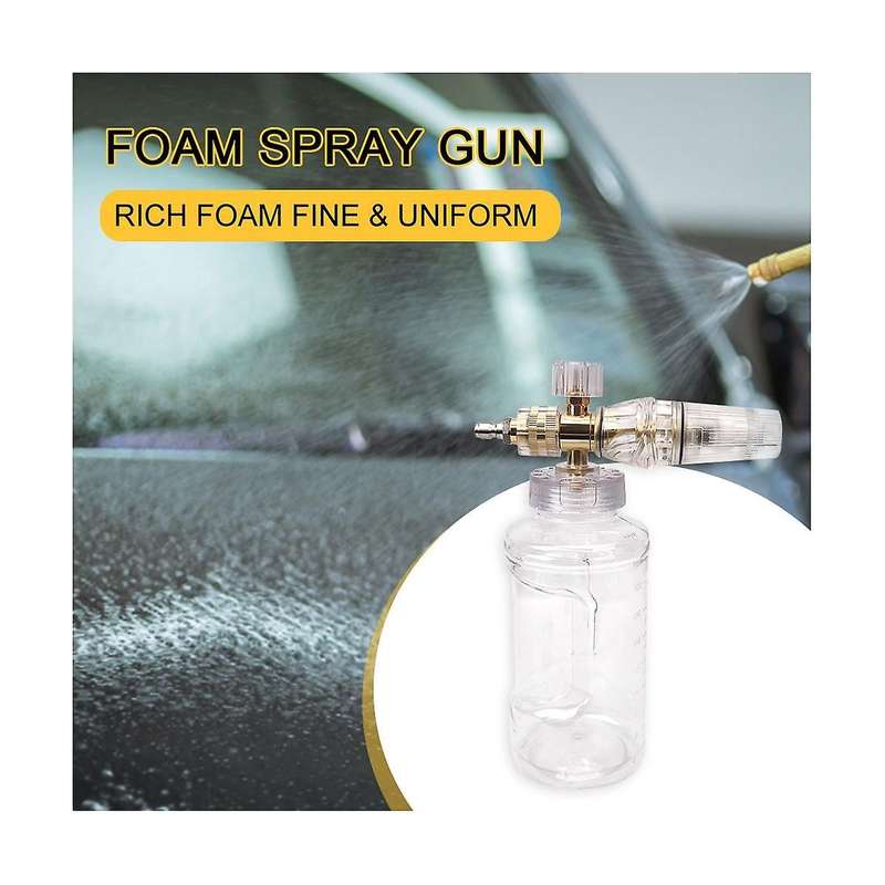 Foam Washer Transparent Car Washer Foam Pot High Pressure Adjustable Spray Angle Watering Cleaning