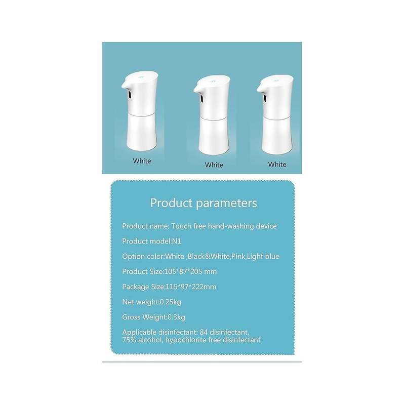 Foam Soap Dispenser Automatic Touchless Sensor Usb Smart Foam Machin Infrared Liquid Soap Dispenser