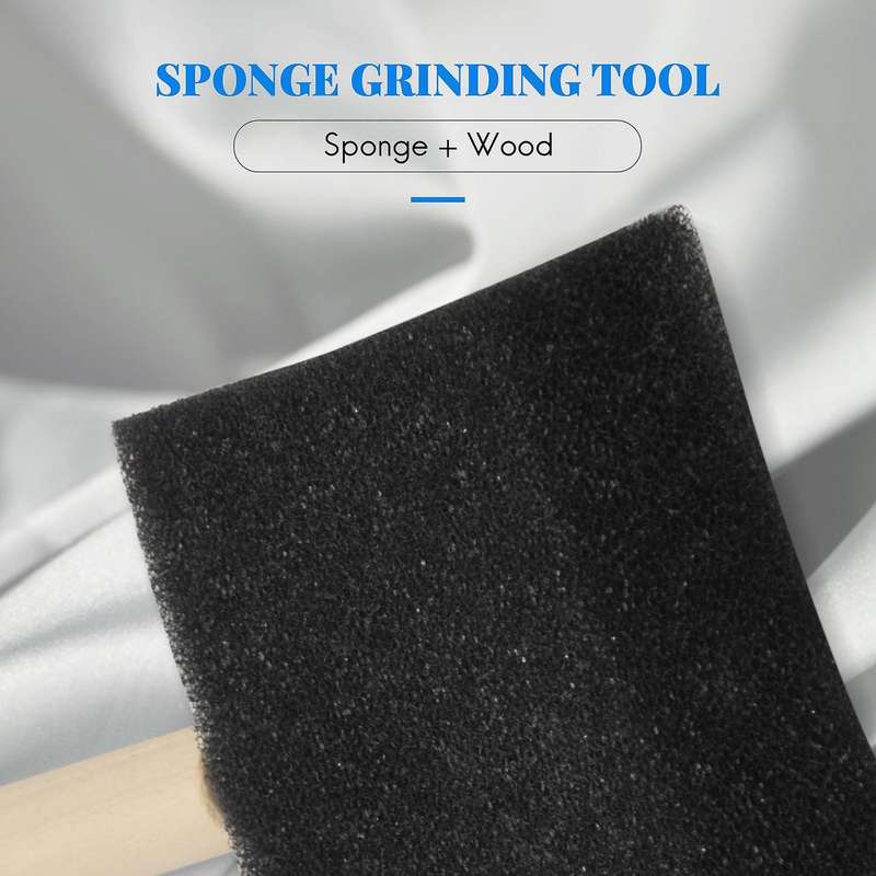 Foam Brush Sponge Tool with Hardwood Handles Pack Of 10