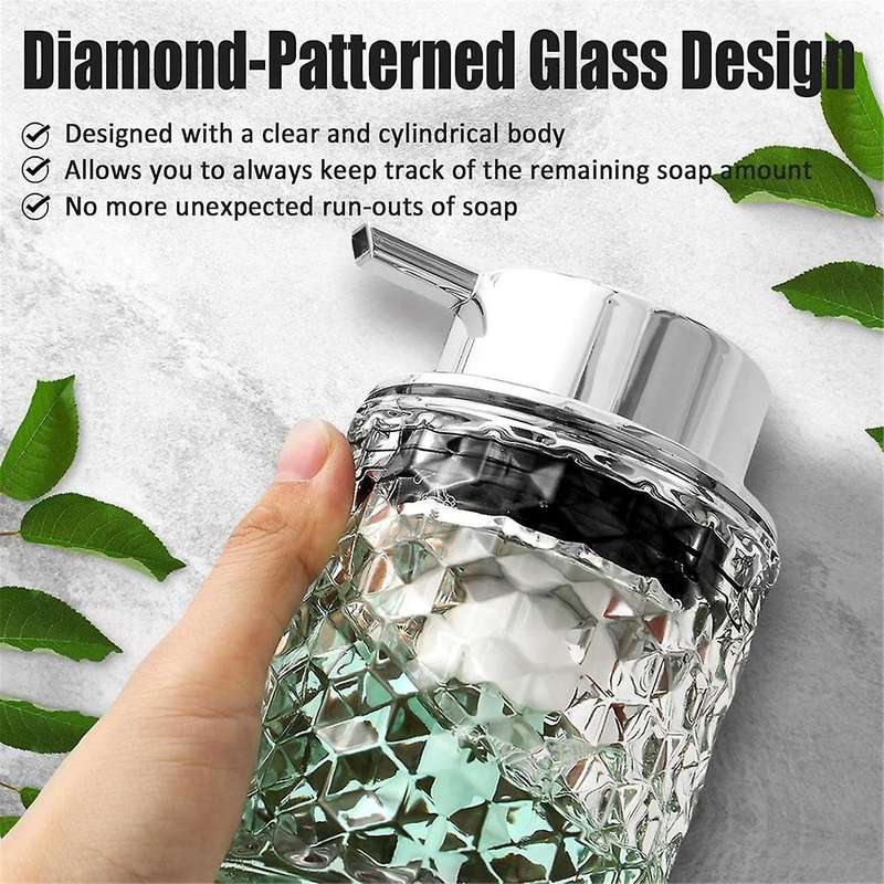 Foaming Hand Soap Dispenser, Bathroom Soap Dispenser Or Lotion Dispenser for Kitchen, Refillable Cle