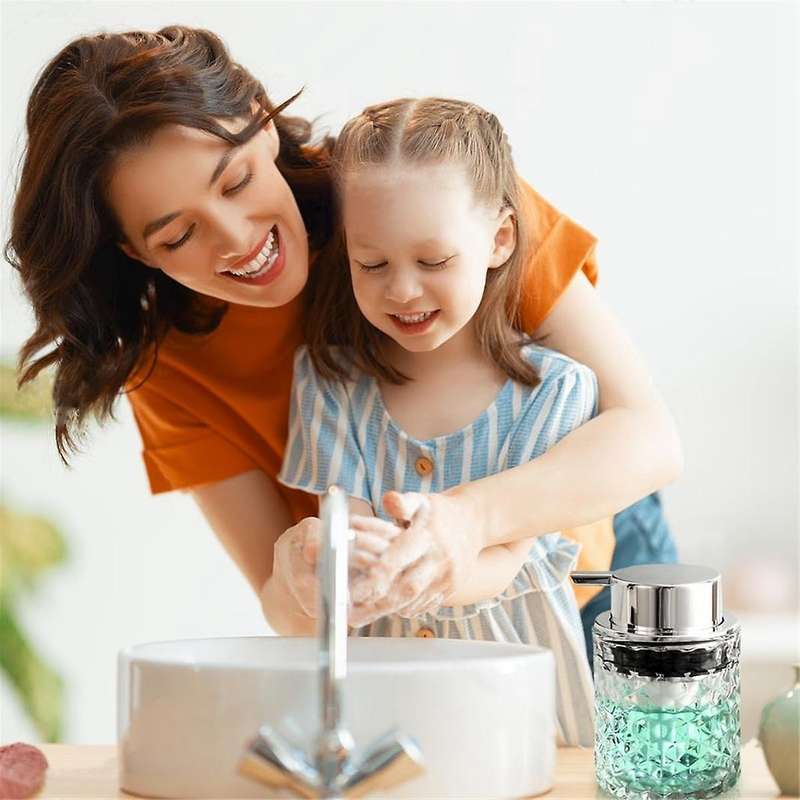 Foaming Hand Soap Dispenser, Bathroom Soap Dispenser Or Lotion Dispenser for Kitchen, Refillable Cle