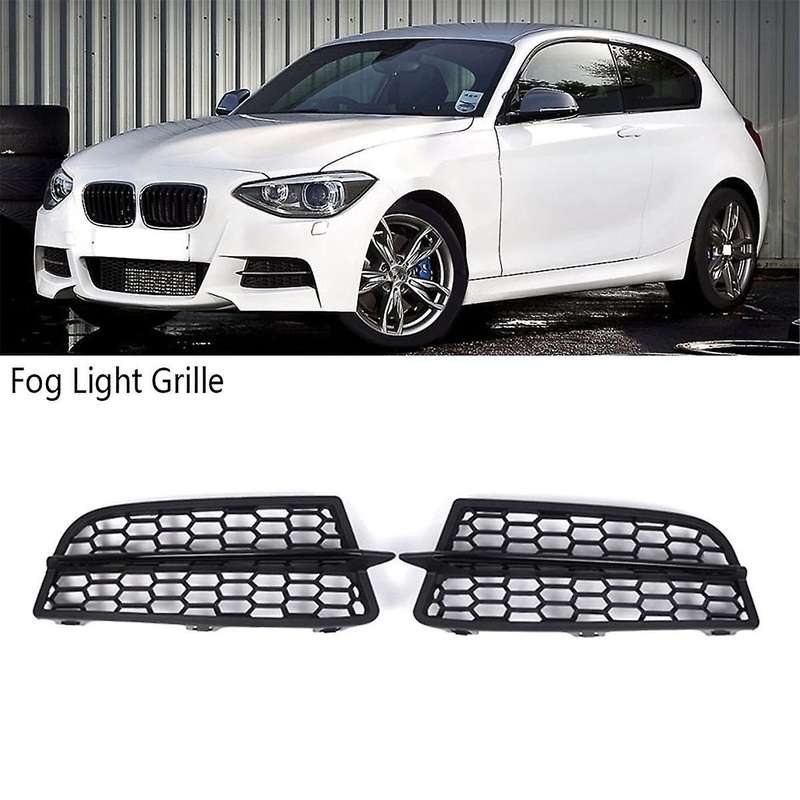 Fog Lamp Grille Anti-collision Tough L/r Front Bumper Fog Light Grille for 1 Series F20 F21m 2011-20