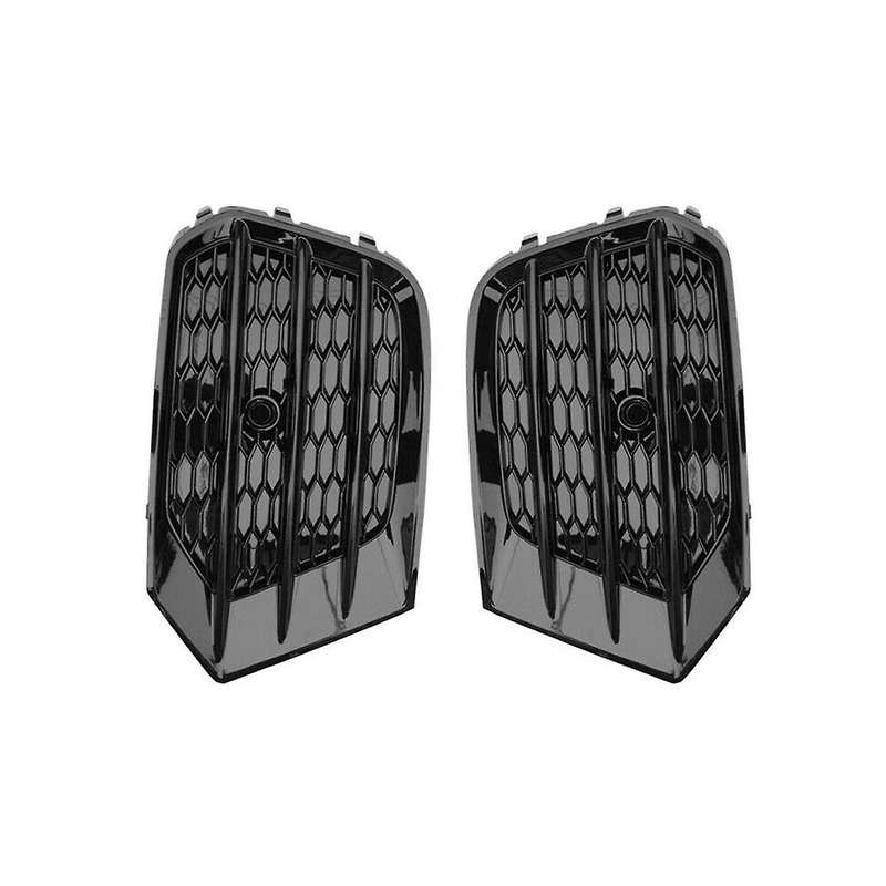 Fog Light Cover Fog Light Frame Honeycomb Grille Lower Grille Fog Light Grille Car for Q3 2016-2018