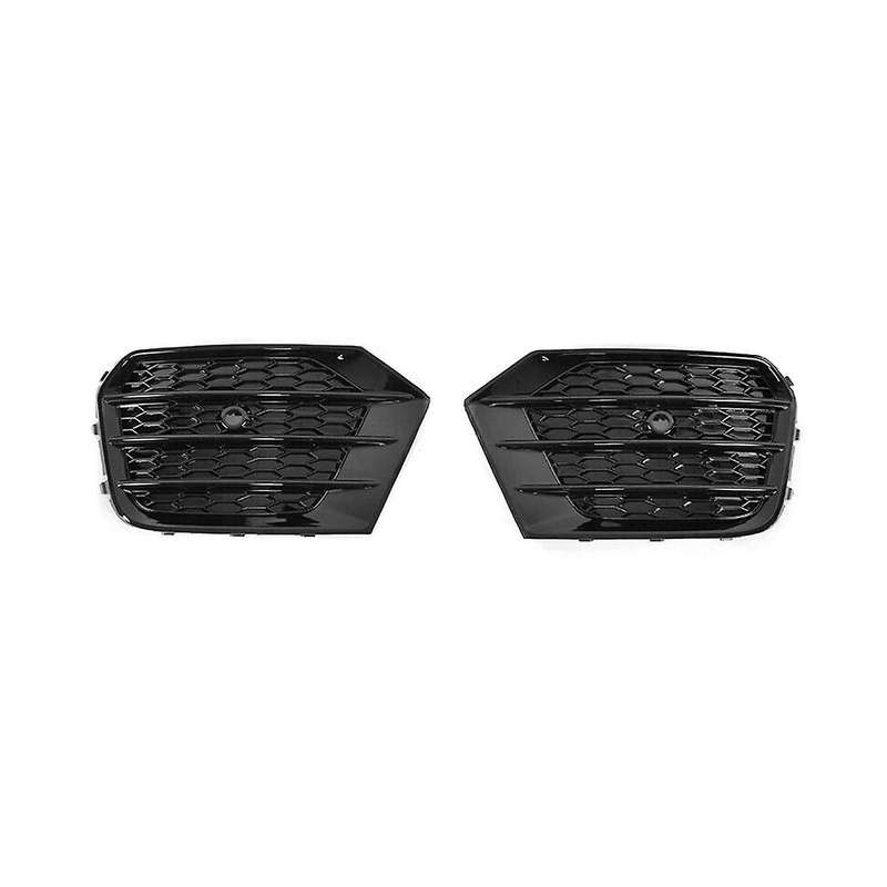 Fog Light Cover Fog Light Frame Honeycomb Grille Lower Grille Fog Light Grille Car for Q3 2016-2018