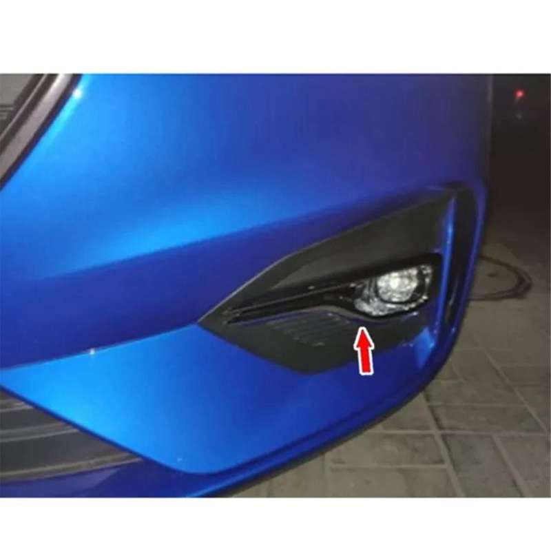 Fog Light Cover Fog Lamp Eyebrow Trim Strips for Focus MK4 2019+,Silver