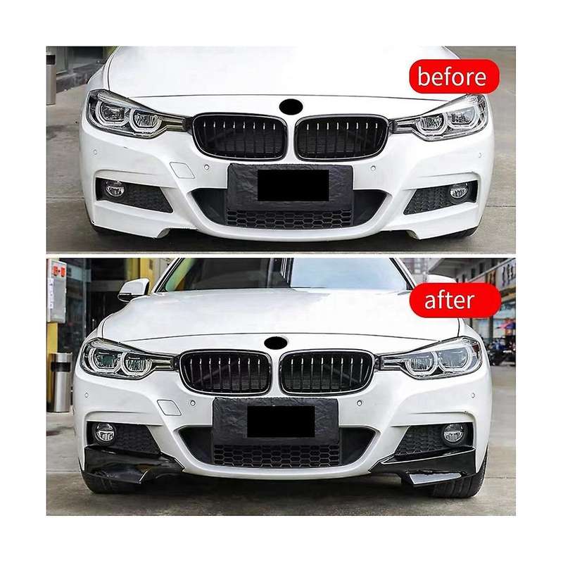 Fog Light Front Wind Knife Wrap Angle Wrap Angle Spoiler Car for 3 Series F30 F35 M Pack 320i 325i
