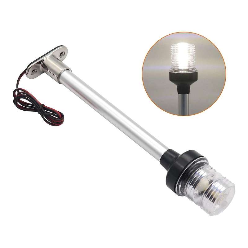 Fold Down LED Navigation Light for Yacht Boat Stern Anchor Light for Marine Boat Sailing Signal Ligh