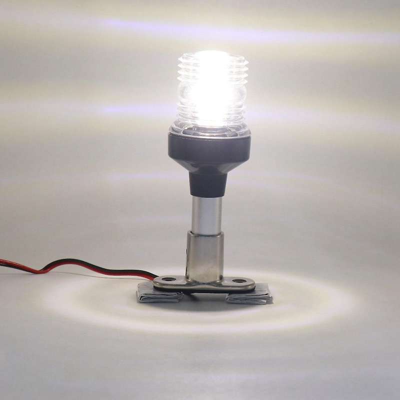 Fold Down LED Navigation Light for Yacht Boat Stern Anchor Light for Marine Boat Sailing Signal Ligh