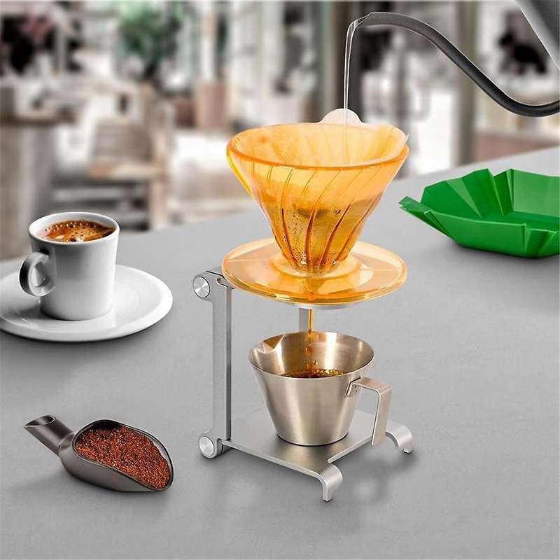 Foldable Coffee Drip Holder Aluminum Alloy Support Stand Espresso Portable Travel Outdoor Using Tool