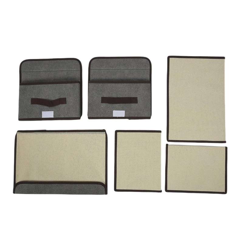 Foldable Boxes with Lid,fabric Collapsible Bin Basket with Handle,for Wardrobe/closet/shelves