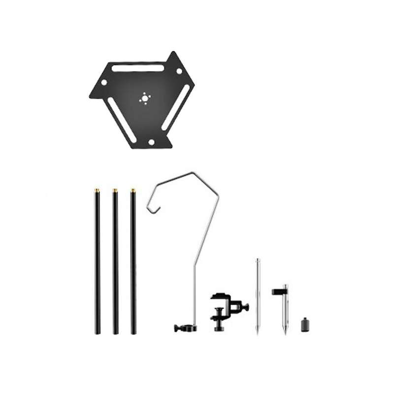 Foldable Camping Hanging Rack Holder Portable Lantern Lamp Water Bottle Pot Stand Pole Storage For