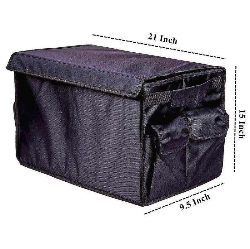 Foldable Organizer,Portable Holder Bag Car Trunk Cargo Storage Box for Table and Car Nursery Essenti