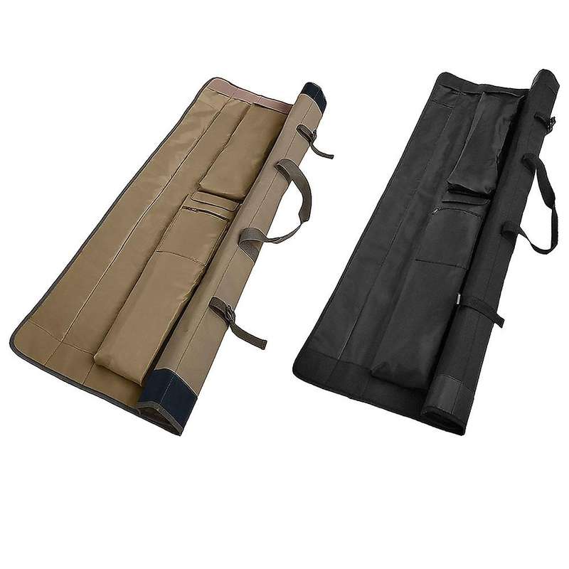 Foldable Fishing Rod Bag Fishing Pole Storage Case Organizer Bag Handbag Backpack for Carp Fishing,K