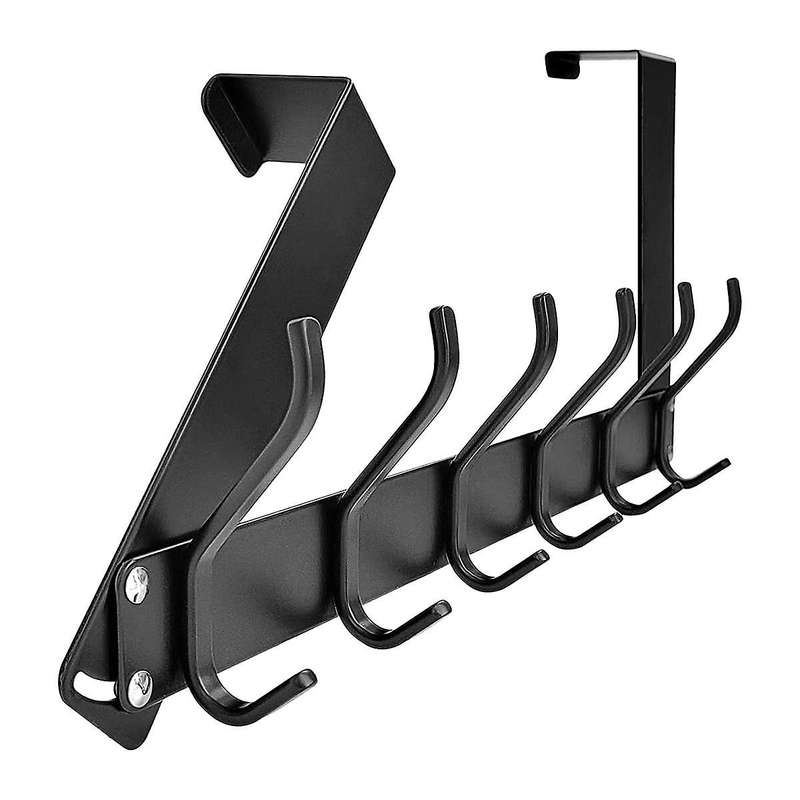 Foldable Over The Door Hook, No Assembly Required Door Hanger Hook, Sturdy Over The Door Coat Rack