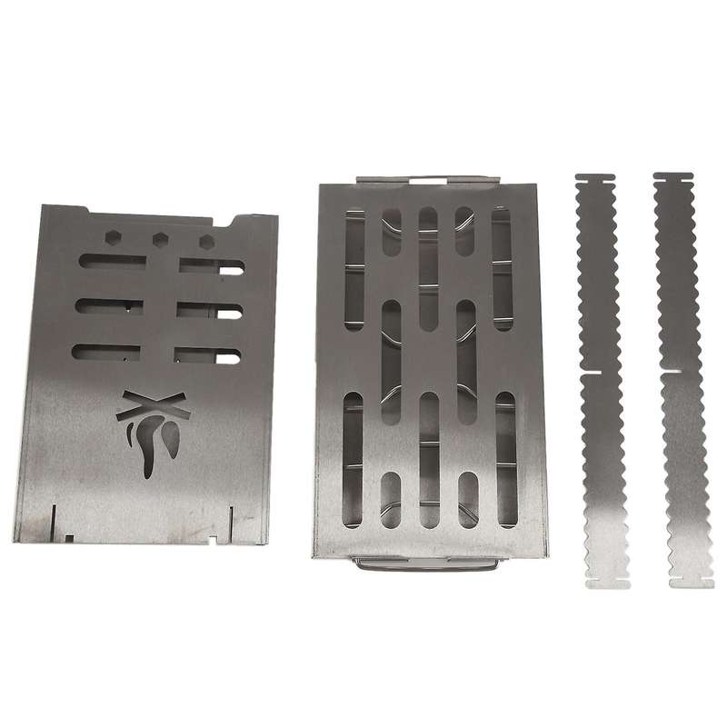 Foldable Stainless Steel Wood Stove Portable Outdoor Camping Stove Picnic Bbq Grill Backpacking Stov