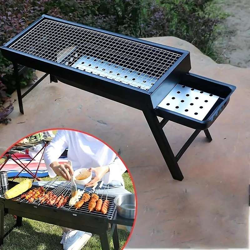 Foldable Portable Barbecue Grill, Outdoor Camping Picnic, Burner Foldable Charcoal Camping Barbecue