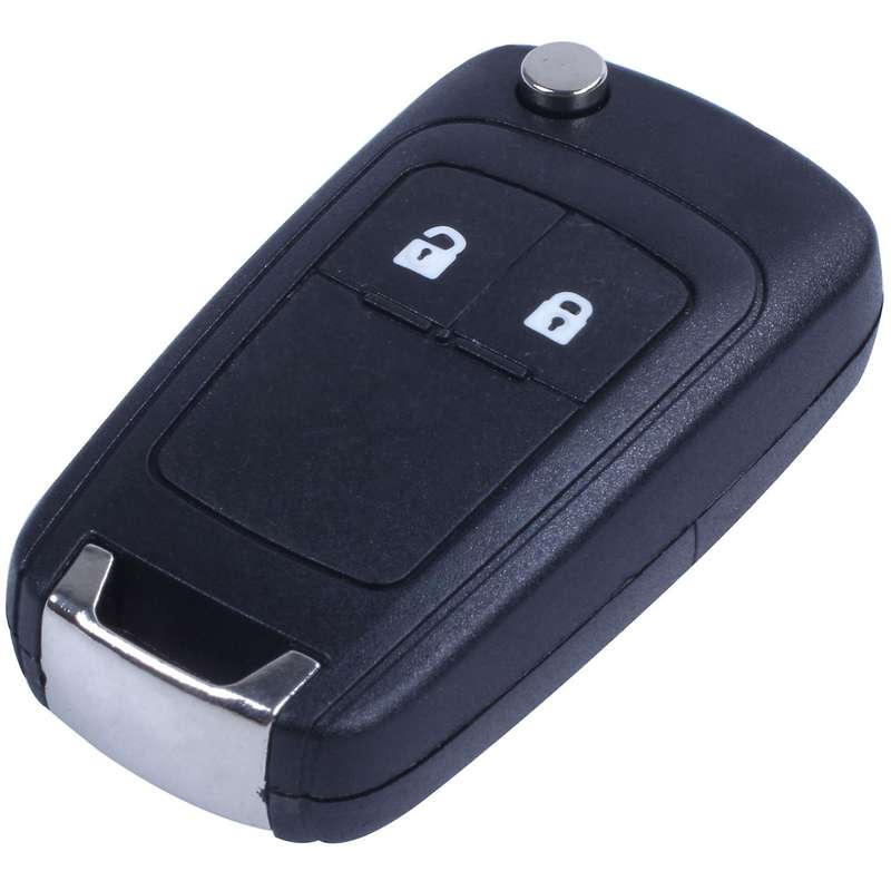 Foldable shell 2 buttons for remote key Opel