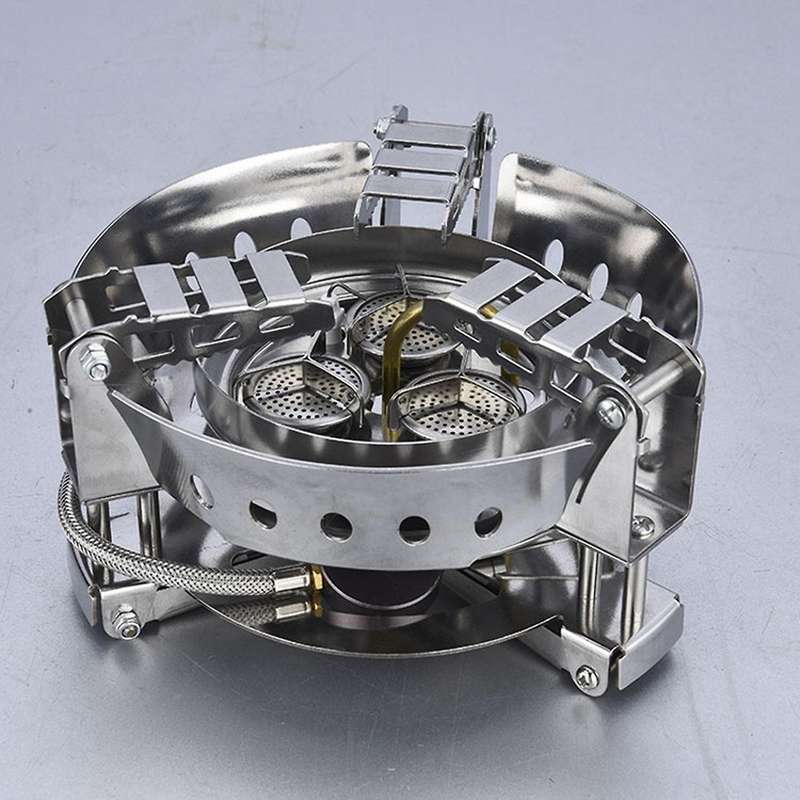 Foldable Split Gas Stove Portable Picnic Windproof Gas Stoves Cooking Bbq Outdoor Camping Hiking Gas