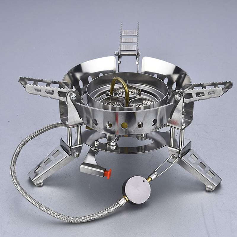 Foldable Split Gas Stove Portable Picnic Windproof Gas Stoves Cooking Bbq Outdoor Camping Hiking Gas