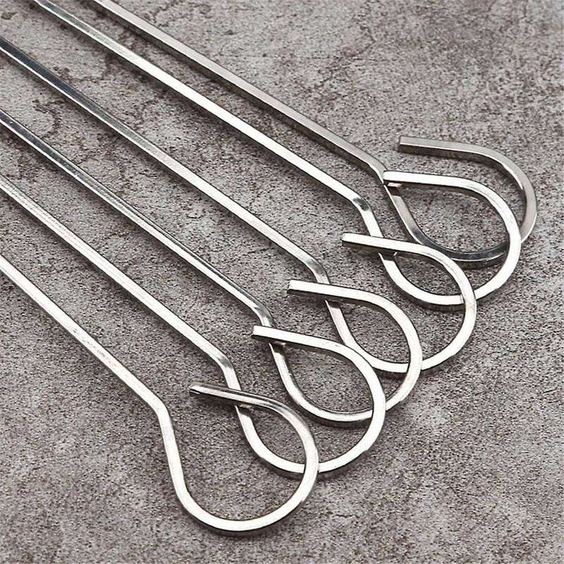 Folding Barbecue Grill Stainless Steel Grill Outdoor Portable Barbecue Tools Skewers Barbecue Picks