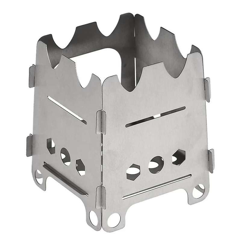 Folding Camping Stove Portable Wood Burning Camping Stove Light Camping Wood Stove Square Outdoor Co