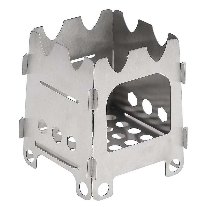 Folding Camping Stove Portable Wood Burning Camping Stove Light Camping Wood Stove Square Outdoor Co