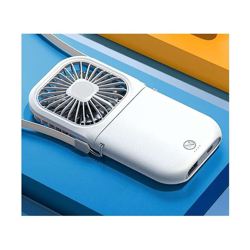 Folding Fan Usb Multi-function Charging Treasure Mobile Phone Bracket Hanging Neck Handheld Mini De