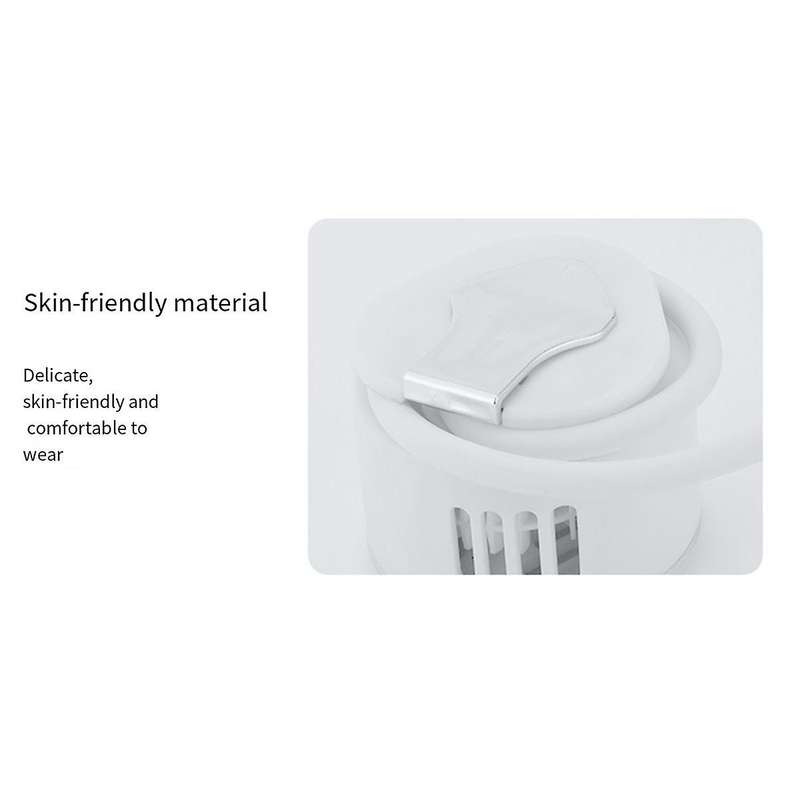 Folding Neck Waist Fan USB Charging Powerful Wind Lazy Portable Storage Silent Mini Halter Neck Fan