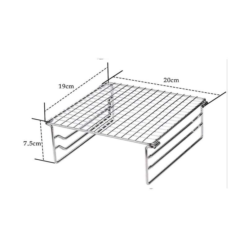 Folding Grill Grate Camping Grill Folding Grill Mini Outdoor Grill Grid Stainless Steel for Picnic