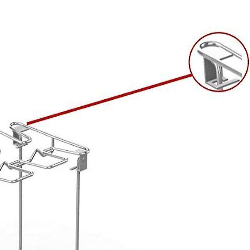 Folding Stainless Steel Grilled Chicken Leg Rack with Bottom Tray Grilled Chicken Grill Grill Plate