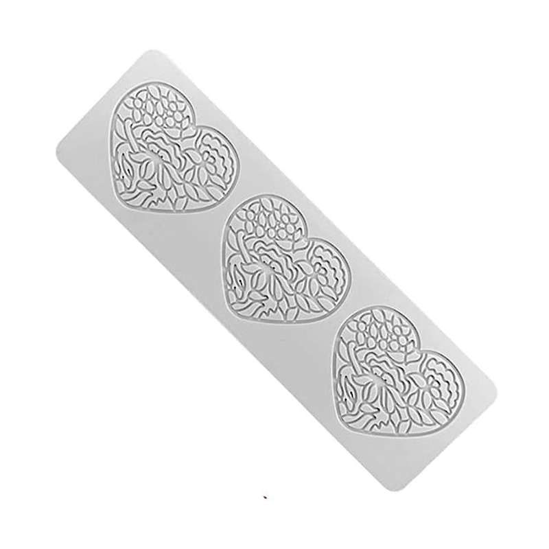 Fondant Lace Mold Candy Mold Chocolate Sugar Cake Decorating Cupcake Top Fondant Lace Mat Silicone