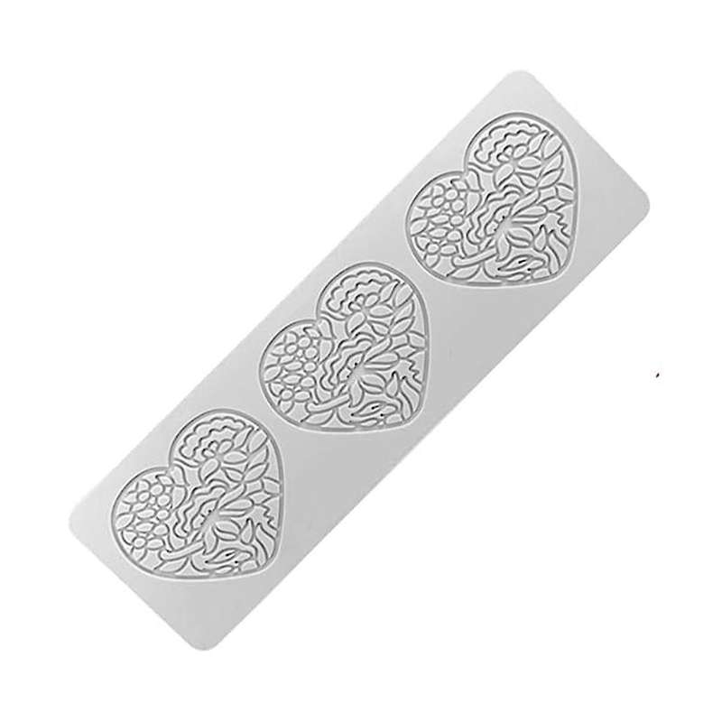 Fondant Lace Mold Candy Mold Chocolate Sugar Cake Decorating Cupcake Top Fondant Lace Mat Silicone
