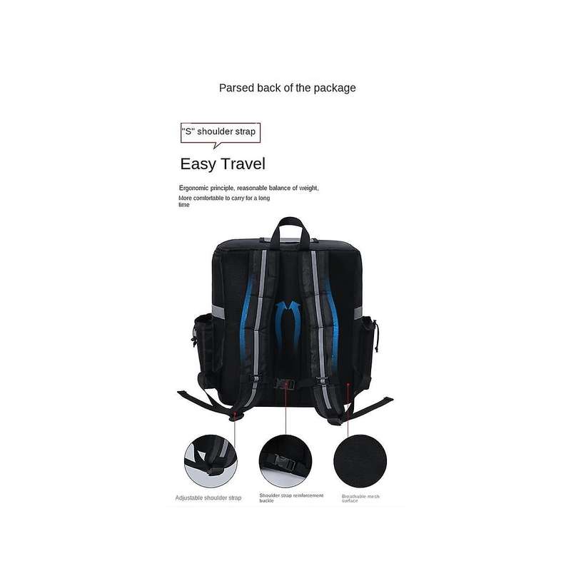Food Delivery Backpack Pizza Delivery Bag Insulated Delivery Bag for Bike Delivery Food Delivery Bag