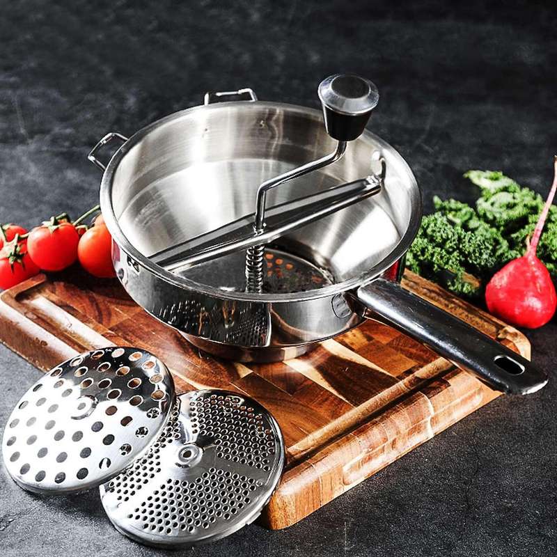 Food Potato Ricer with 3 Interchangeable Disks, Great for Making Or Soups Of Vegetables, Baby Food